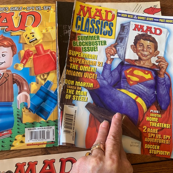 Lot of 3 Mad Magazines Assorted years. - Picture 3 of 3